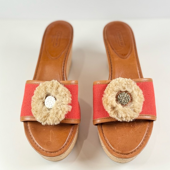 Coach Jazmin Platform Wedge Women’s Sandals Size 10B - Picture 2 of 7